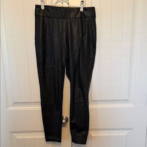 J. Crew Black Faux Leather Leggings